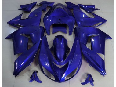 Deep Blue Plain 2006-2007 Kawasaki ZX10R Motorcycle Fairings