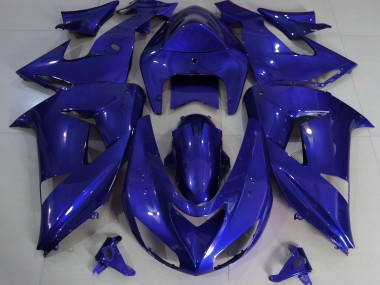 Deep Blue Plain 2006-2007 Kawasaki ZX10R Motorcycle Fairings