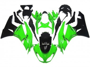 Deep Gloss Green Sharp 2009-2012 Kawasaki ZX6R Motorcycle Fairings