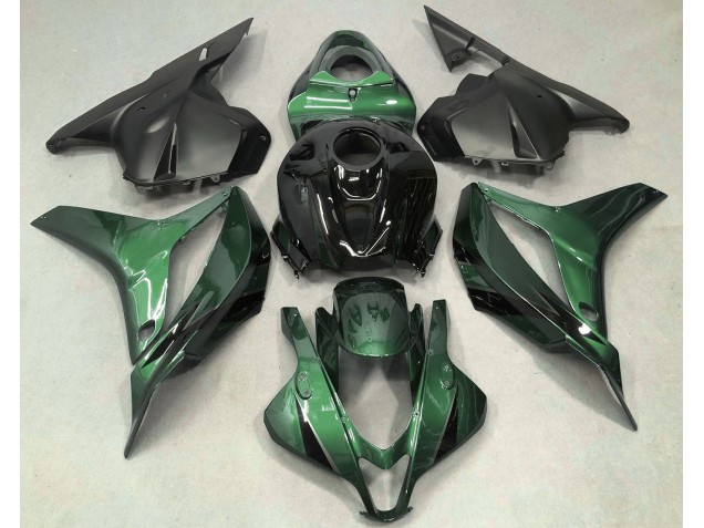 Deep Green with Black 2009-2012 Honda CBR600RR Motorcycle Fairings