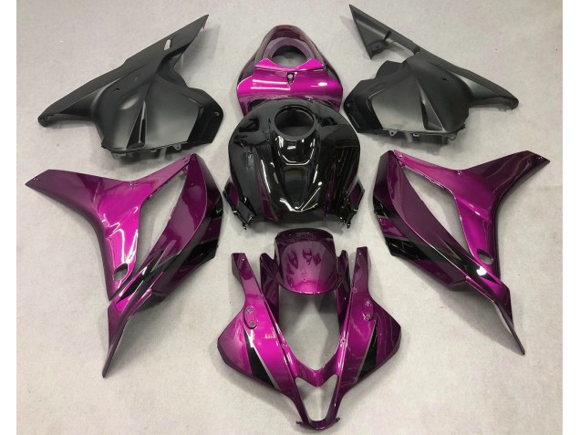 Deep Pink with Black 2009-2012 Honda CBR600RR Motorcycle Fairings