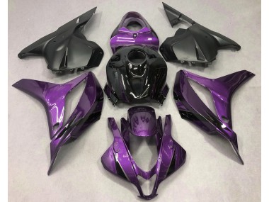 Deep Purple with Black 2009-2012 Honda CBR600RR Motorcycle Fairings