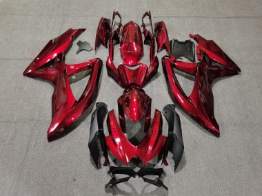 Deep Red 2008-2010 Suzuki GSXR 600-750 Motorcycle Fairings