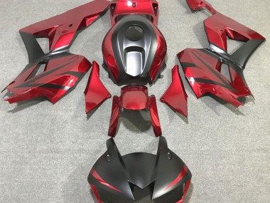 Deep Red & Matte Black 2013-2020 Honda CBR600RR Motorcycle Fairings