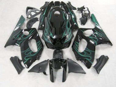 Emerald Green Flame 1998-2007 Yamaha YZF600 Motorcycle Fairings