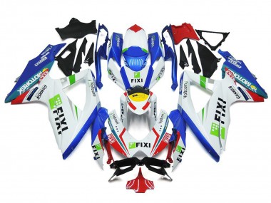 FIXI Custom 2008-2010 Suzuki GSXR 600-750 Motorcycle Fairings