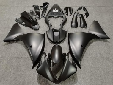 Full Matte Black 2009-2012 Yamaha R1 Motorcycle Fairings