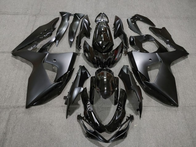 Gloss and Matte Black Style 2009-2016 Suzuki GSXR 1000 Motorcycle Fairings