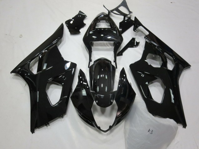 Gloss Black 2003-2004 Suzuki GSXR 1000 Motorcycle Fairings