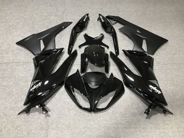 Gloss Black 2009-2012 Kawasaki ZX6R Motorcycle Fairings