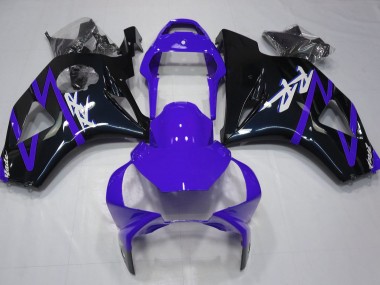 Gloss Black and Purple 2002-2003 Honda CBR954 Motorcycle Fairings