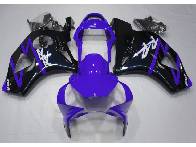 Gloss Black and Purple 2002-2003 Honda CBR954 Motorcycle Fairings