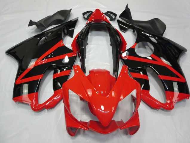 Gloss Black and Red 2004-2007 Honda CBR600 F4i Motorcycle Fairings