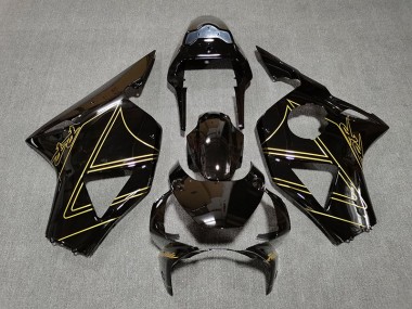 Gloss Black & Gold 2002-2003 Honda CBR954 Motorcycle Fairings