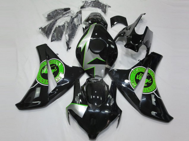 Gloss Black & Green 2008-2011 Honda CBR1000RR Motorcycle Fairings