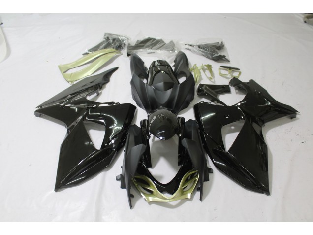 Gloss Black Matte Silver 2009-2016 Suzuki GSXR 1000 Motorcycle Fairings