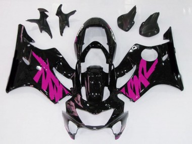 Gloss Black & Pink 1999-2000 Honda CBR600 F4 Motorcycle Fairings