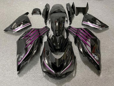 Gloss Black & Pink 2012-2019 Kawasaki ZX14R Motorcycle Fairings