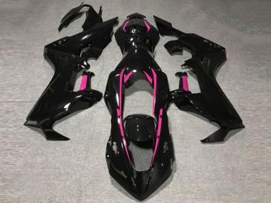 Gloss Black & Pink Lining 2017-2019 Honda CBR1000RR Motorcycle Fairings