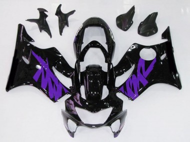 Gloss Black & Purple 1999-2000 Honda CBR600 F4 Motorcycle Fairings