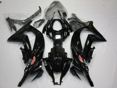 Gloss Black Red 2011-2015 Kawasaki ZX10R Motorcycle Fairings