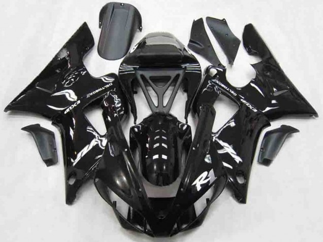 Gloss Black Style 2000-2001 Yamaha R1 Motorcycle Fairings