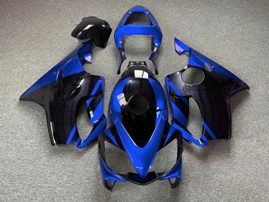 Gloss Blue and Black 2001-2003 Honda CBR600 F4i Motorcycle Fairings