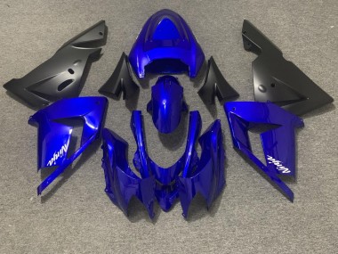 Gloss Blue and Black 2004-2005 Kawasaki ZX10R Motorcycle Fairings