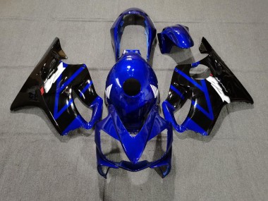 Gloss Blue and Black 2004-2007 Honda CBR600 F4i Motorcycle Fairings