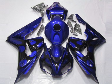 Gloss Blue and Black 2006-2007 Honda CBR1000RR Motorcycle Fairings