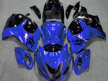 Gloss Blue and Black 2008-2019 Suzuki GSXR 1300 Motorcycle Fairings