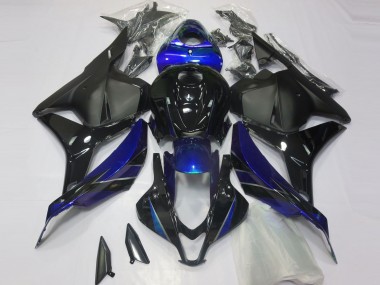 Gloss Blue and Black 2009-2012 Honda CBR600RR Motorcycle Fairings