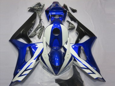 Gloss Blue and White 2006-2007 Honda CBR1000RR Motorcycle Fairings