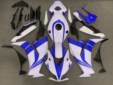 Gloss Blue and White 2012-2016 Honda CBR1000RR Motorcycle Fairings