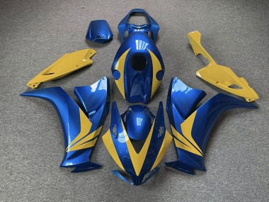 Gloss Blue and Yellow 2012-2016 Honda CBR1000RR Motorcycle Fairings