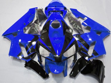 Gloss Blue & Black Design 2005-2006 Honda CBR600RR Motorcycle Fairings