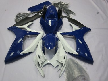 Gloss Blue Deep 2006-2007 Suzuki GSXR 600-750 Motorcycle Fairings