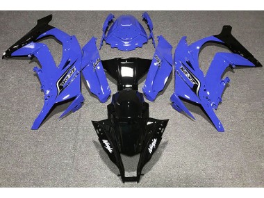 Gloss Blue & Logos 2011-2015 Kawasaki ZX10R Motorcycle Fairings