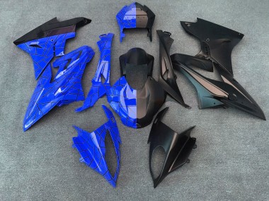 Gloss Blue / Matte Black Split 2009-2018 BMW S1000RR Motorcycle Fairings