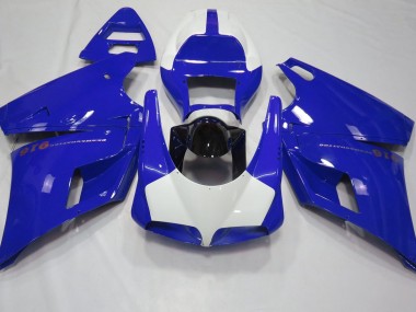 Gloss Blue & White 1993-2005 Ducati 996 748 916 998 Motorcycle Fairings