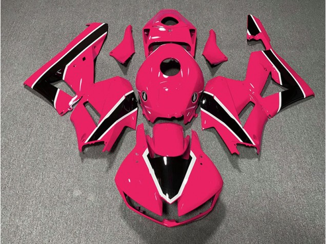 Gloss Bright Pink and Black 2013-2020 Honda CBR600RR Motorcycle Fairings