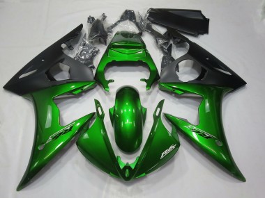 Gloss Dark Green 2003-2005 Yamaha R6 Motorcycle Fairings