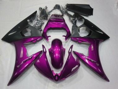 Gloss Dark Pink 2003-2005 Yamaha R6 Motorcycle Fairings