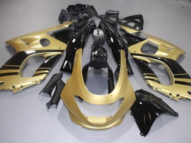 Gloss Gold and Black 1998-2007 Yamaha YZF600 Motorcycle Fairings