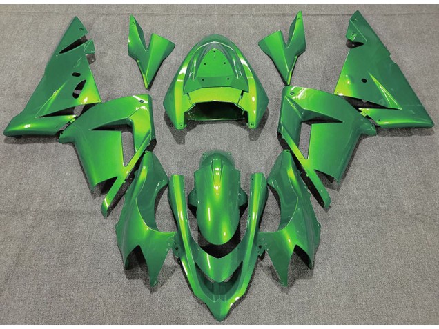 Gloss Green 2004-2005 Kawasaki ZX10R Motorcycle Fairings