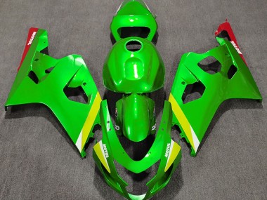 Gloss Green 2004-2005 Suzuki GSXR 600-750 Motorcycle Fairings