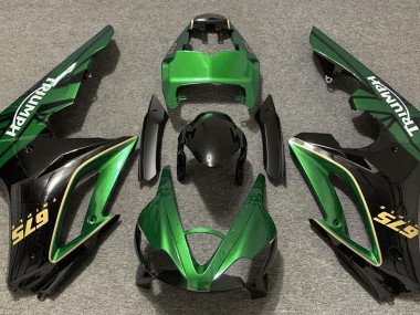 Gloss Green and Black 2009-2012 Triumph Daytona 675 Motorcycle Fairings