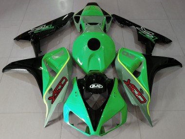 Gloss Green and Black CBR Style 2006-2007 Honda CBR1000RR Motorcycle Fairings