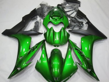 Gloss Green & Black 2004-2006 Yamaha R1 Motorcycle Fairings