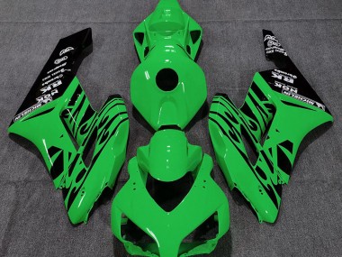 Gloss Green Flame 2004-2005 Honda CBR1000RR Motorcycle Fairings